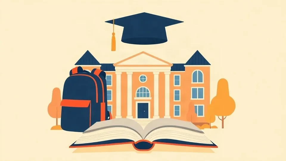 Korea student visa illustration